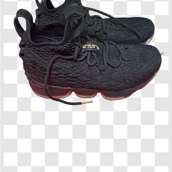 Nike Black & Gold LeBron 15 gs - Picture 8 of 10